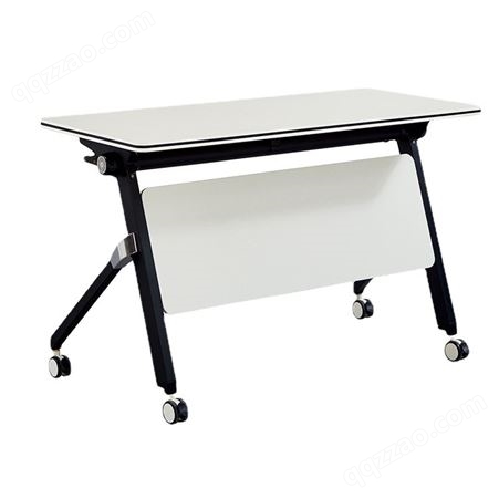 折叠桌可拼接长方形培训桌子 可折叠简约大方培训会议办公桌课桌
