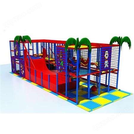新型淘气堡儿童乐园 攀爬网 弹跳迷宫拓展设备定制 奇乐KIRA