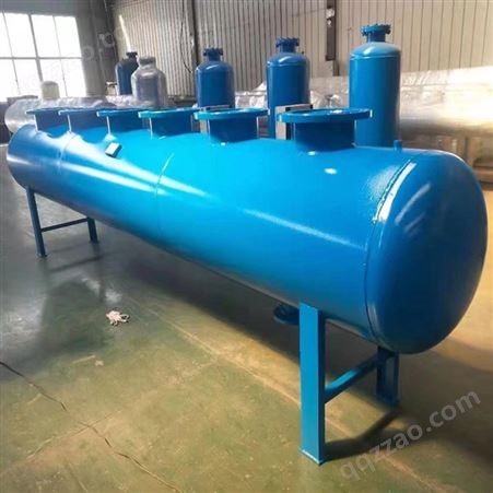 空调水系统 地暖集分水器 不锈钢分集水器 均可定制