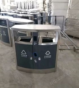 宁夏环卫不锈钢垃圾桶，户外分类垃圾箱，鑫中星垃圾桶生产