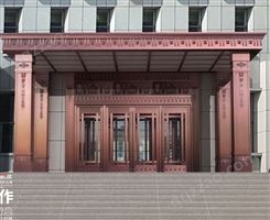 西安铜门厂家承接安装字母铜门设计仿古铜门