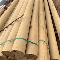 阳泉印尼菠萝格防腐木 实木圆柱木材 防腐木木材厂家供应