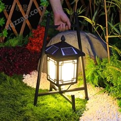 太阳能庭院灯户外手提灯风灯可移动花园别墅灯具草坪灯防水防锈