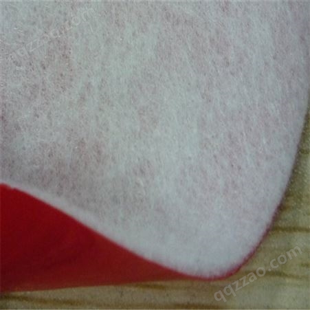 PVC夹网布 红色1.25mm 贴合针刺棉面料 床垫面料