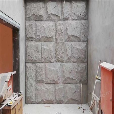 仁龙轻质文化石大板 pu石皮轻陶石背景墙工厂