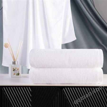 安芯 品牌酒店客房浴巾 纯色 加大加厚吸水 一级纯棉 含芯智能