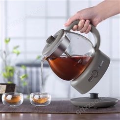 小熊煮茶器ZCQ-A10Q1全自动蒸汽喷淋式泡茶黑茶普洱玻璃电煮茶壶