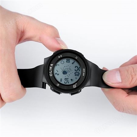 太空人情侣夜光带日历儿童电子手表防水计时男女学生手表