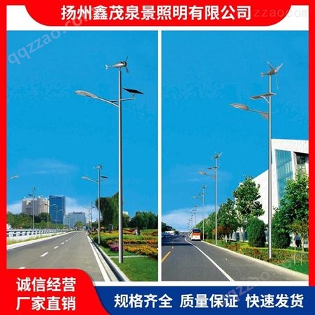 新农村建设太阳能灯5米8米10米 乡村改造6米风光互补太阳能路灯