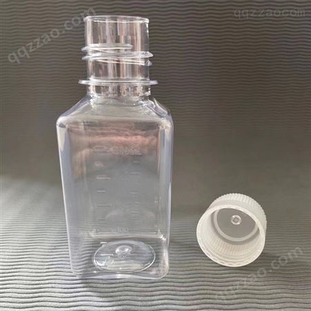NALGENE款全规格方型PET血清瓶培养基瓶250ML无菌无热源无细胞毒性高阻隔